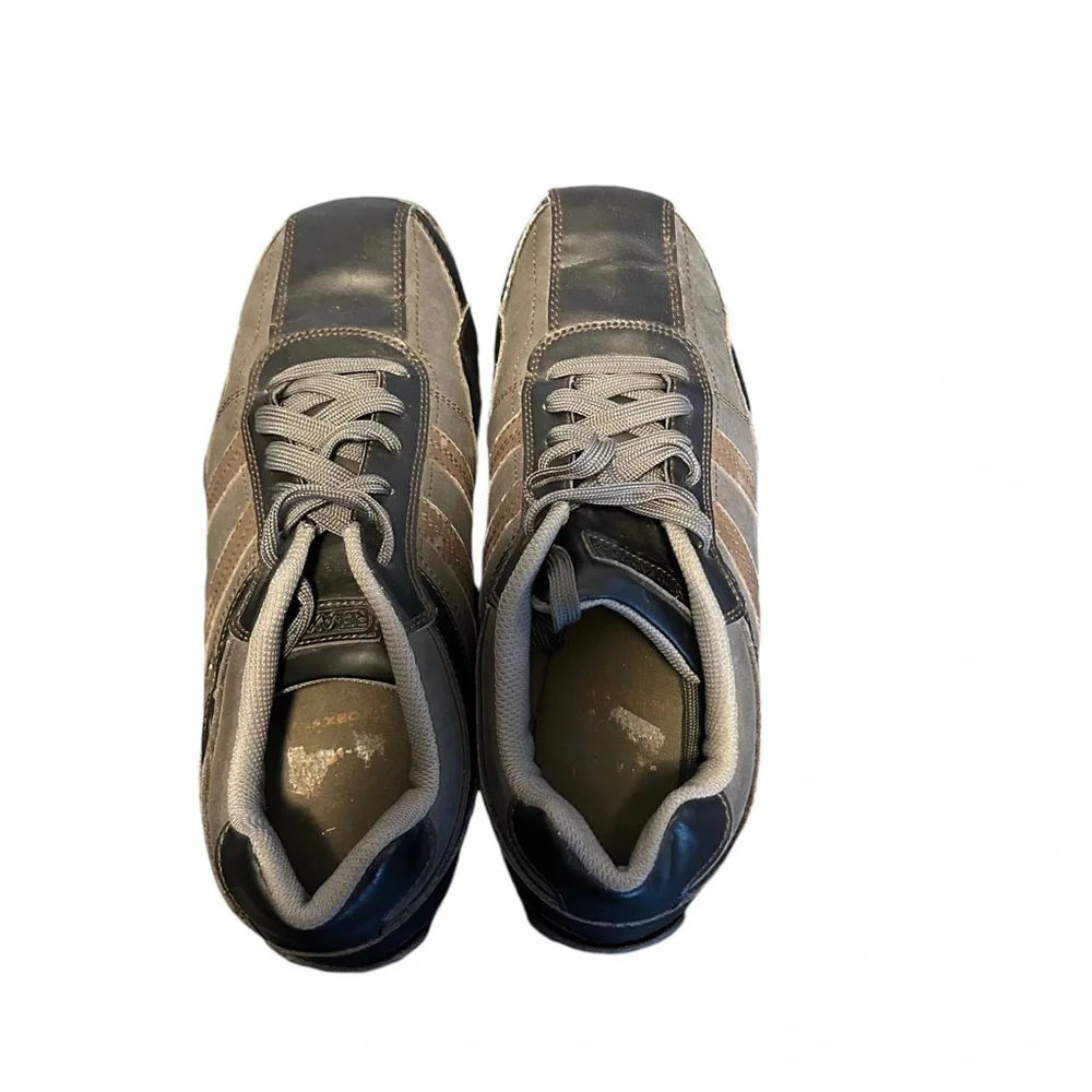 Skechers Mens SN 301 Relaxed Fit Black Men's Casual Sneakers Shoes Size 11